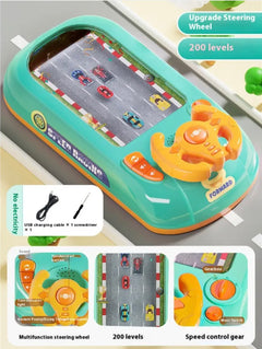 Children's Driving Simulation Toys Puzzle Electric Desktop Game Console